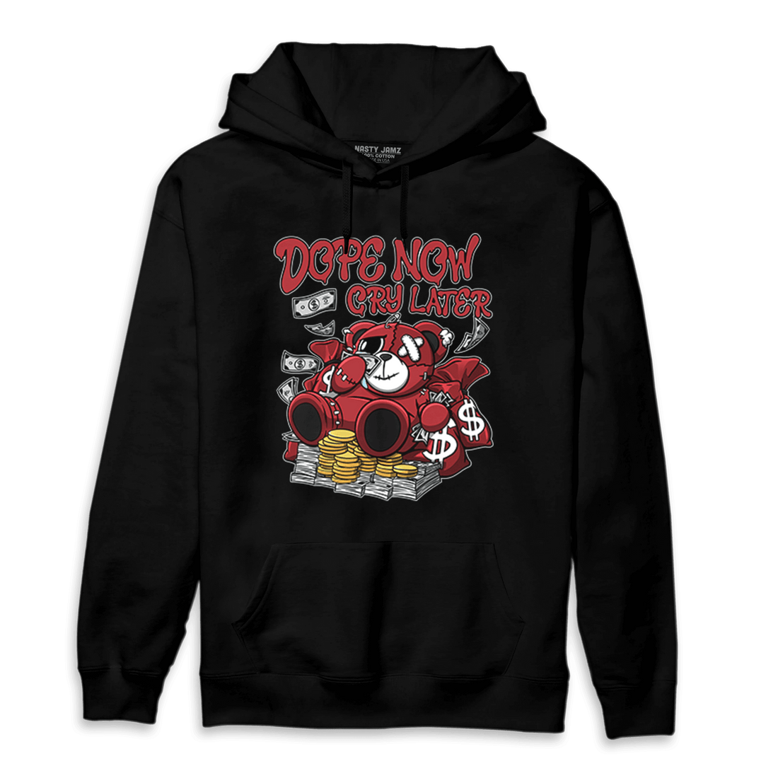 Cherry 12s Hoodie Match Money Cry BER - NastyJamz