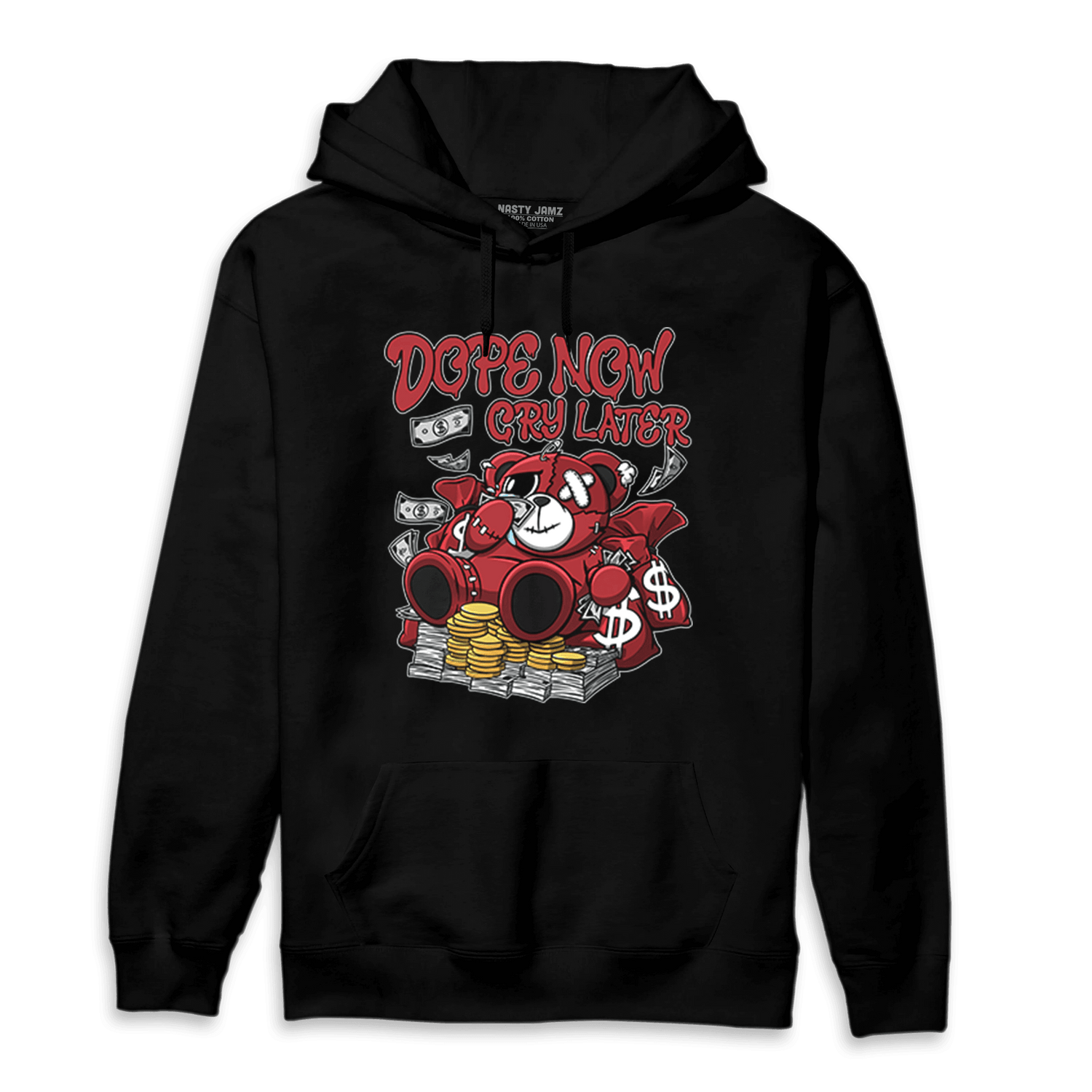 Cherry 12s Hoodie Match Money Cry BER - NastyJamz