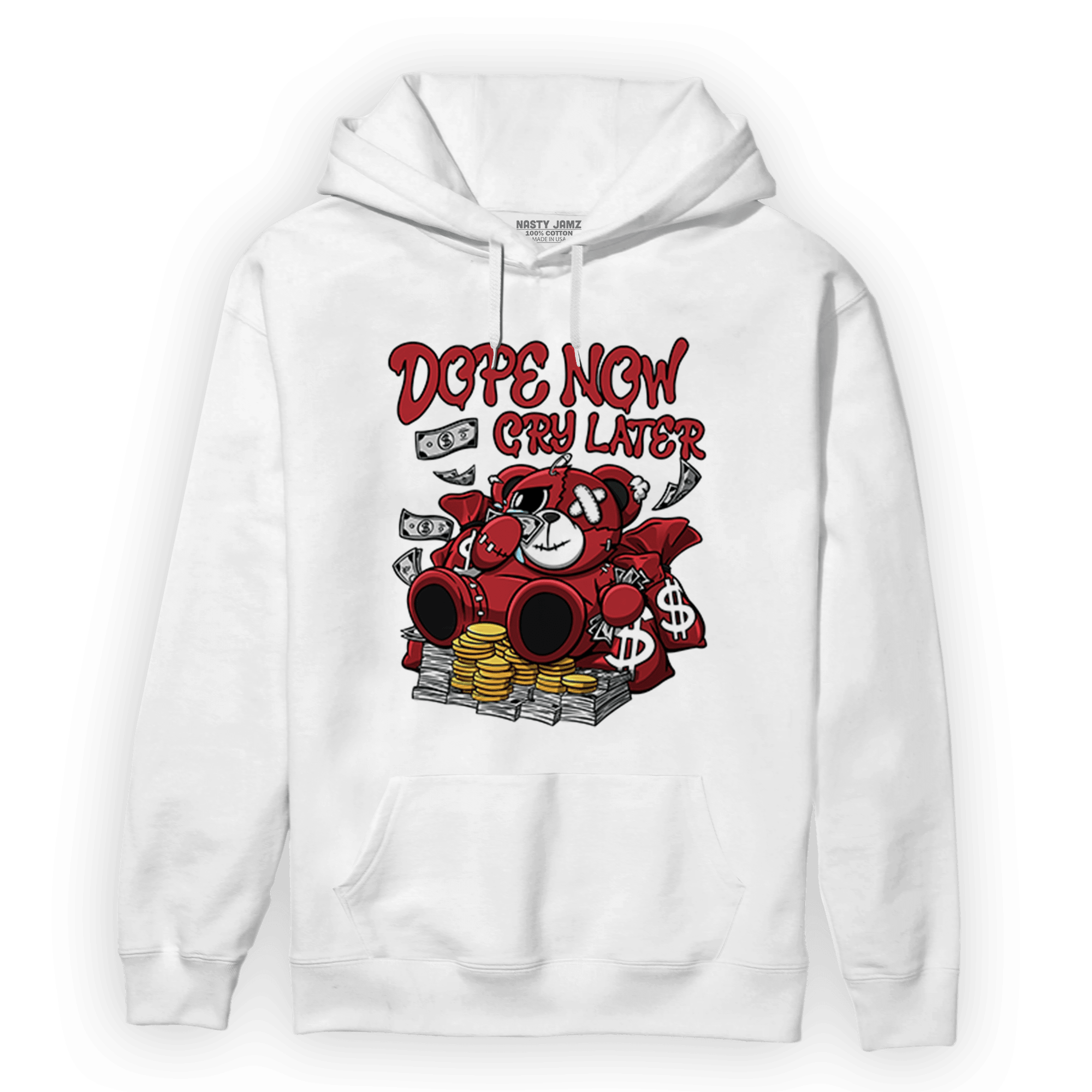 Cherry 12s Hoodie Match Money Cry BER - NastyJamz