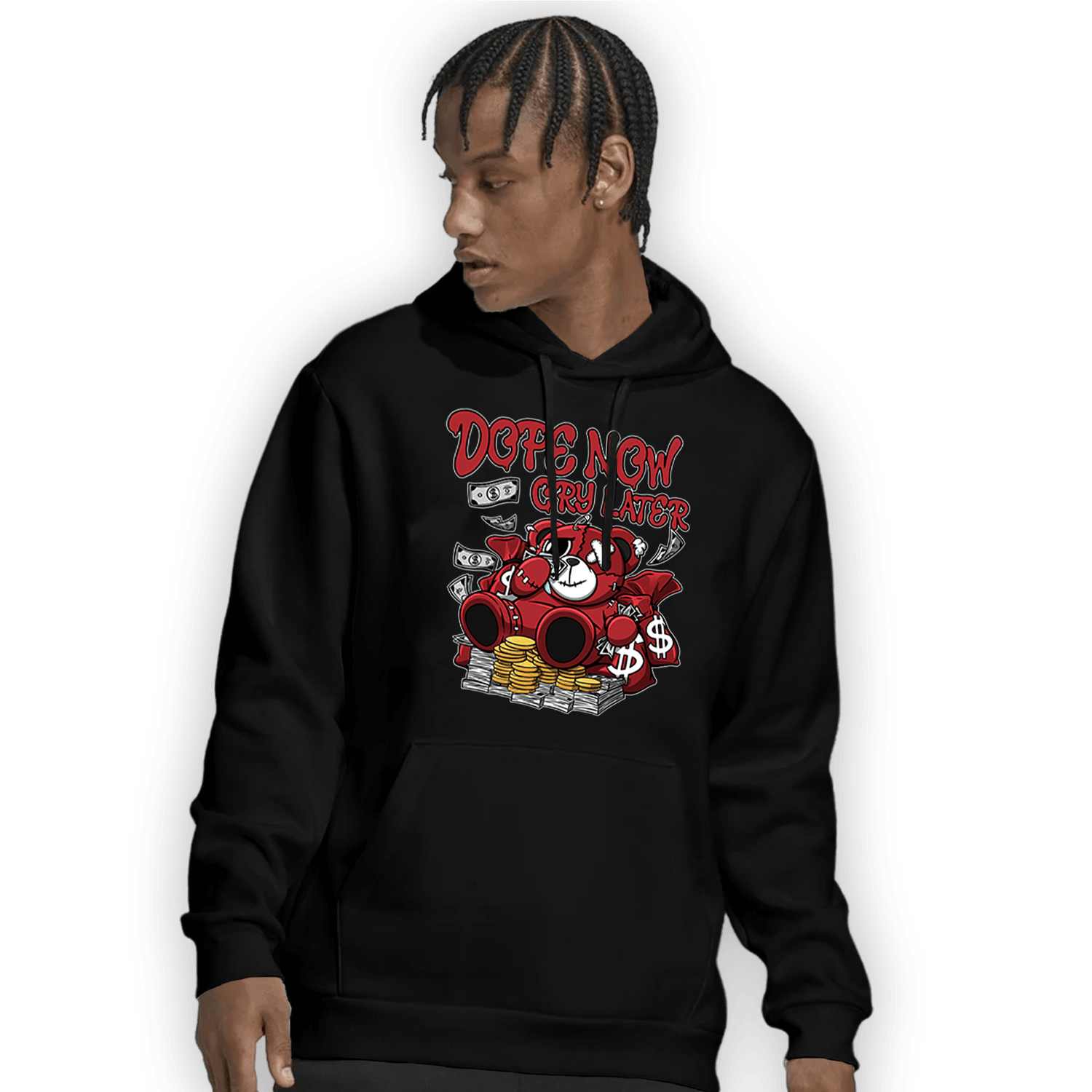 Cherry 12s Hoodie Match Money Cry BER - NastyJamz