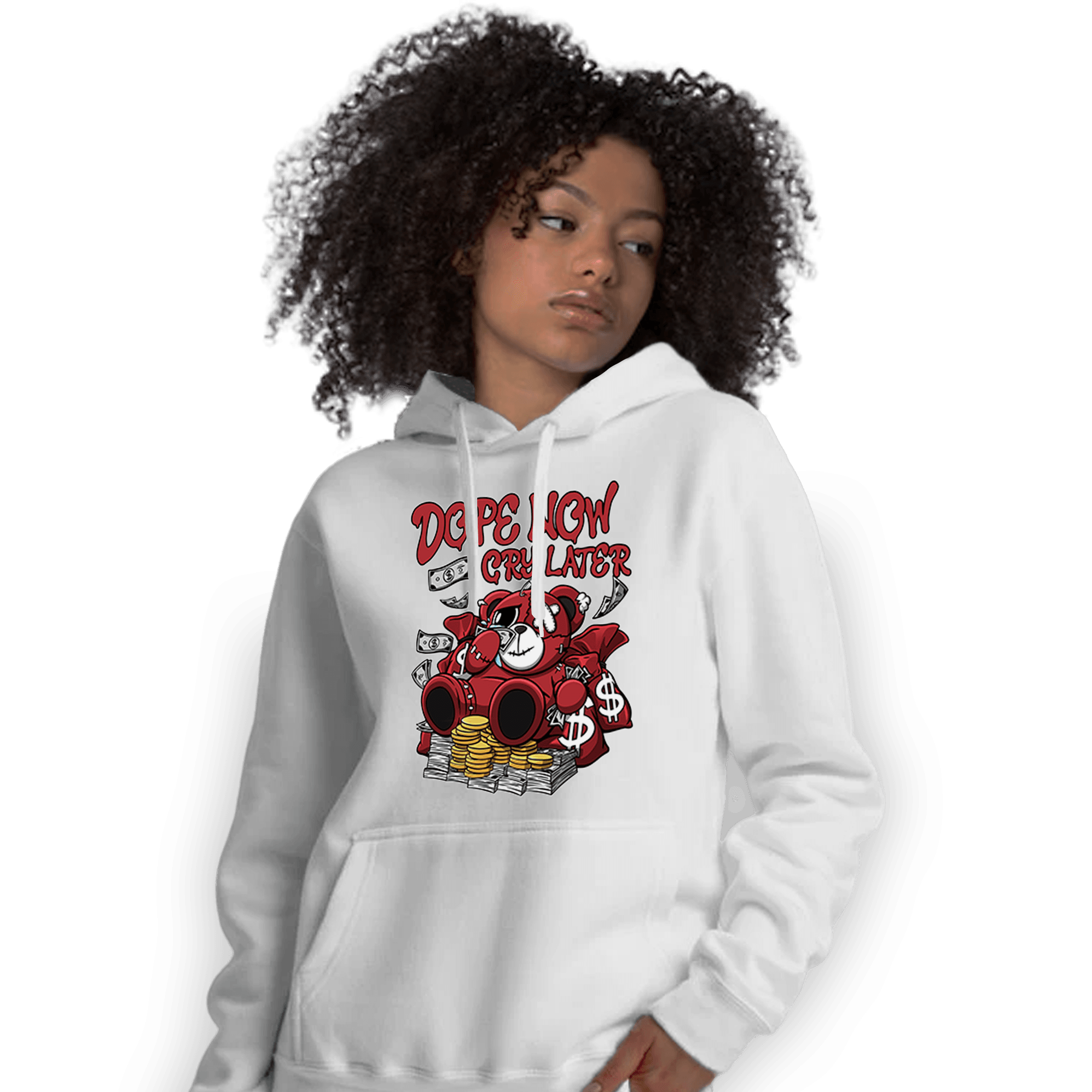 Cherry 12s Hoodie Match Money Cry BER - NastyJamz