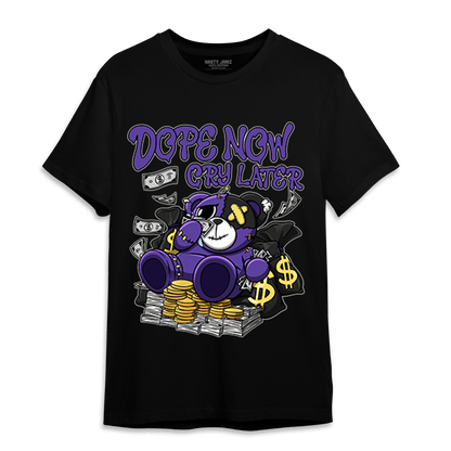 Field Purple 12s T Shirt Match Money Cry BER - NastyJamz