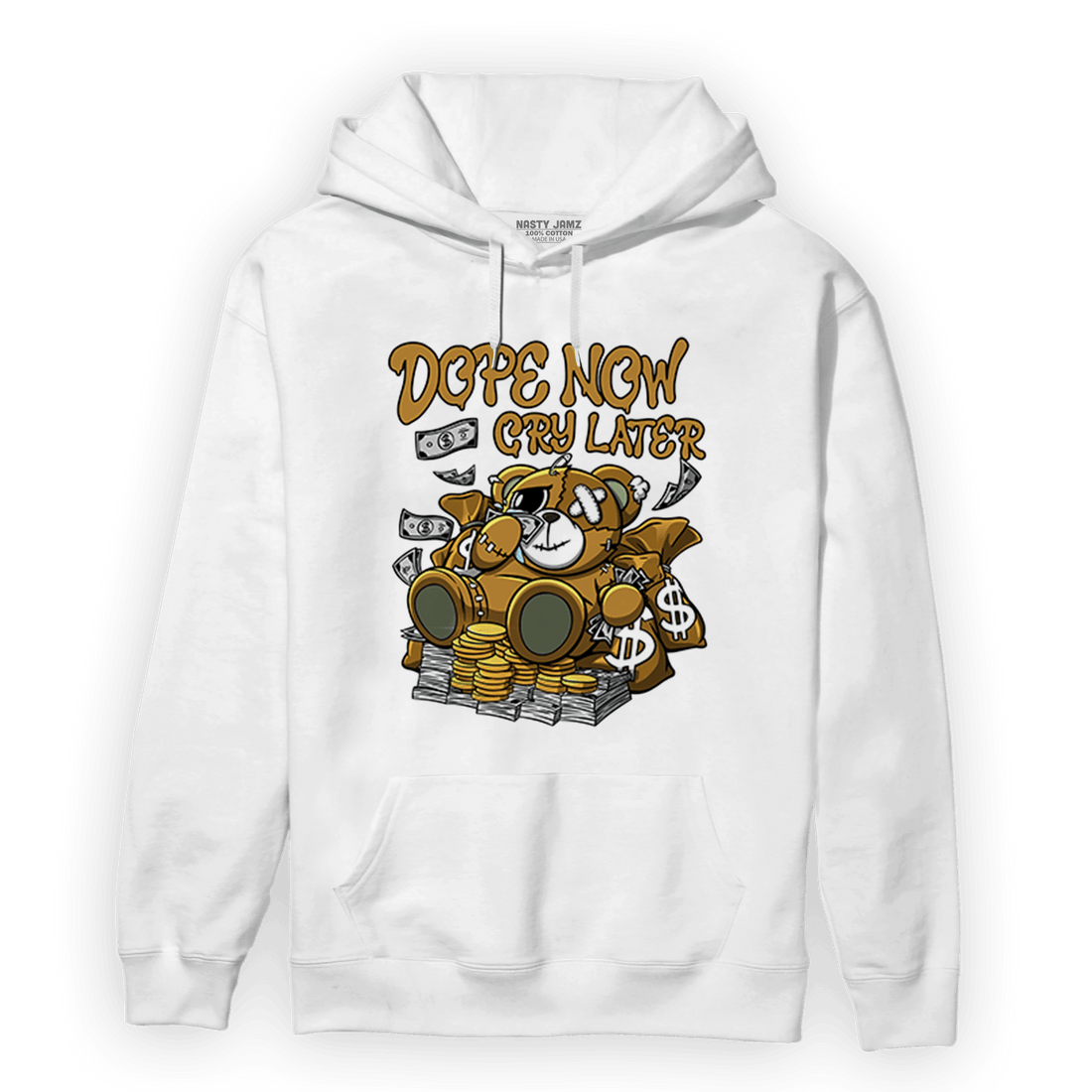 Wheat 13s Hoodie Match Money Cry BER - NastyJamz