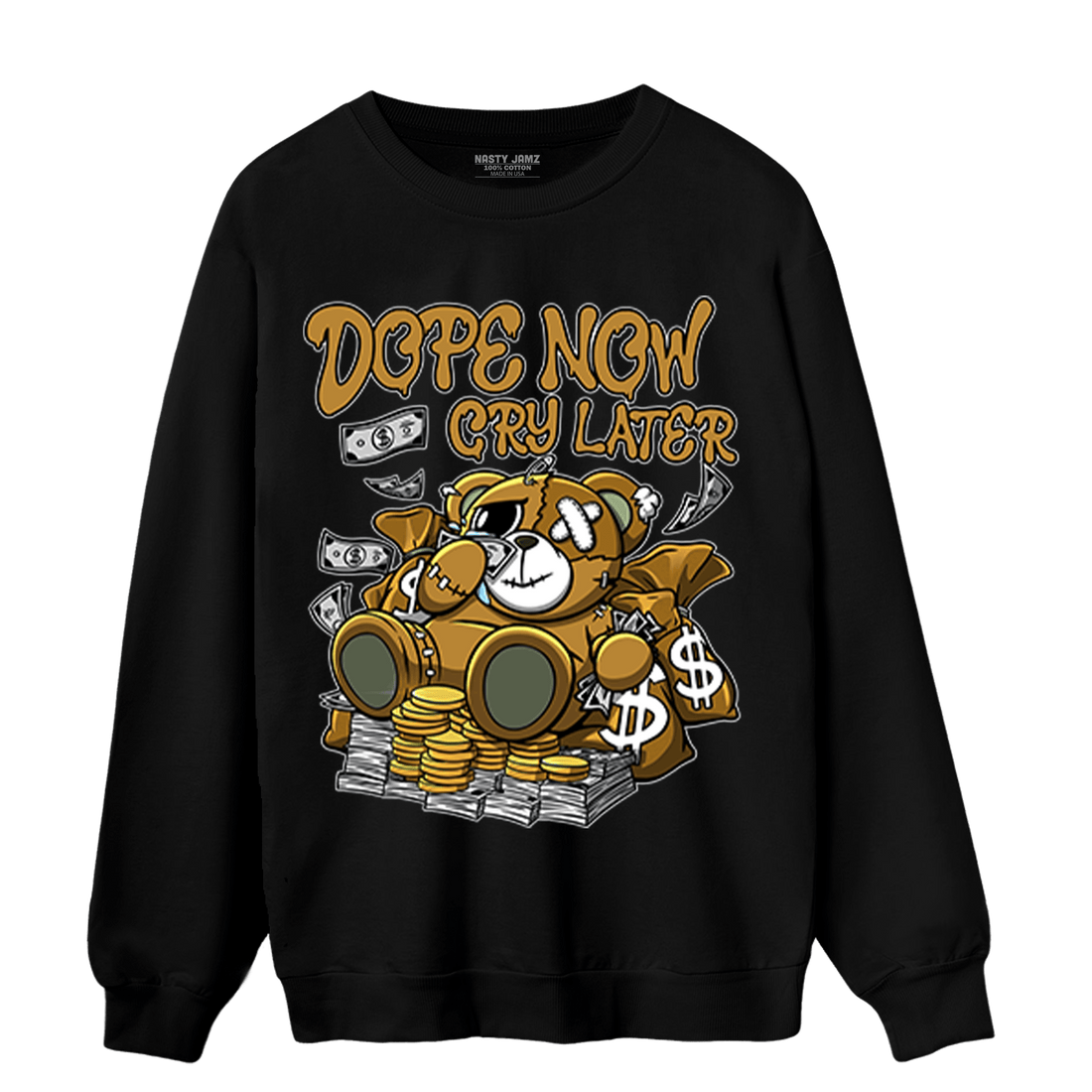 Wheat 13s Sweatshirt Match Money Cry BER - NastyJamz