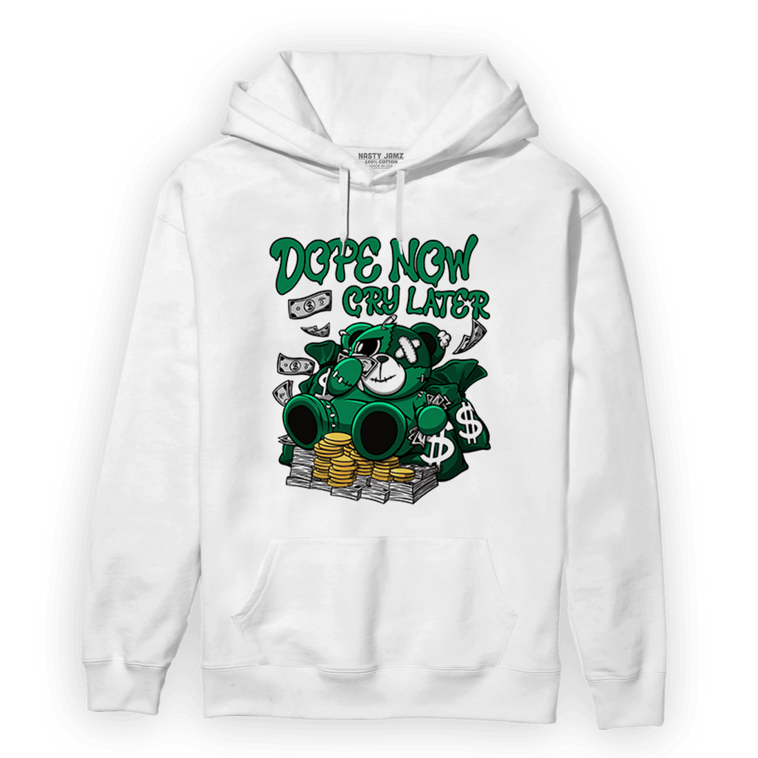 Celtic Lucky Green 1s Hoodie Match Money Cry BER - NastyJamz