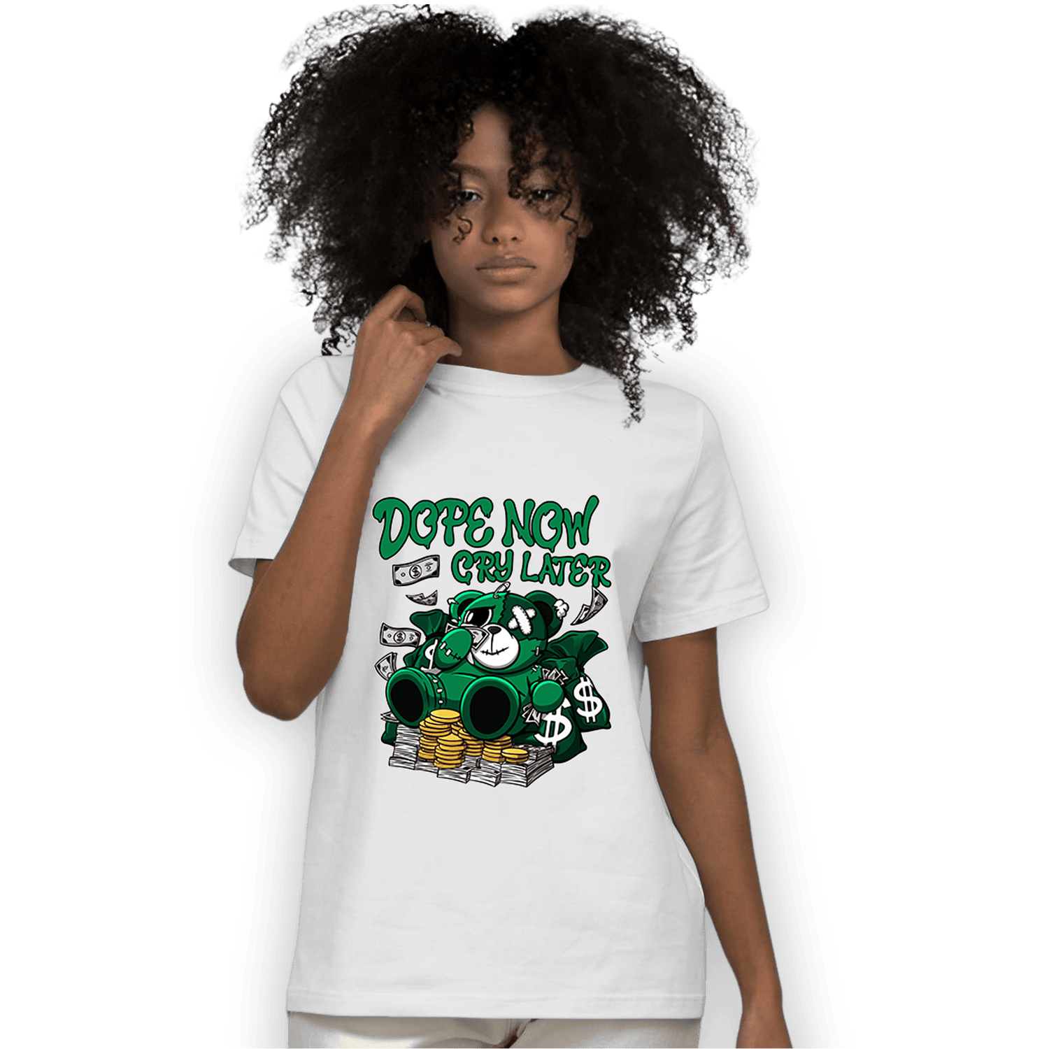 Celtic Lucky Green 1s T Shirt Match Money Cry BER - NastyJamz