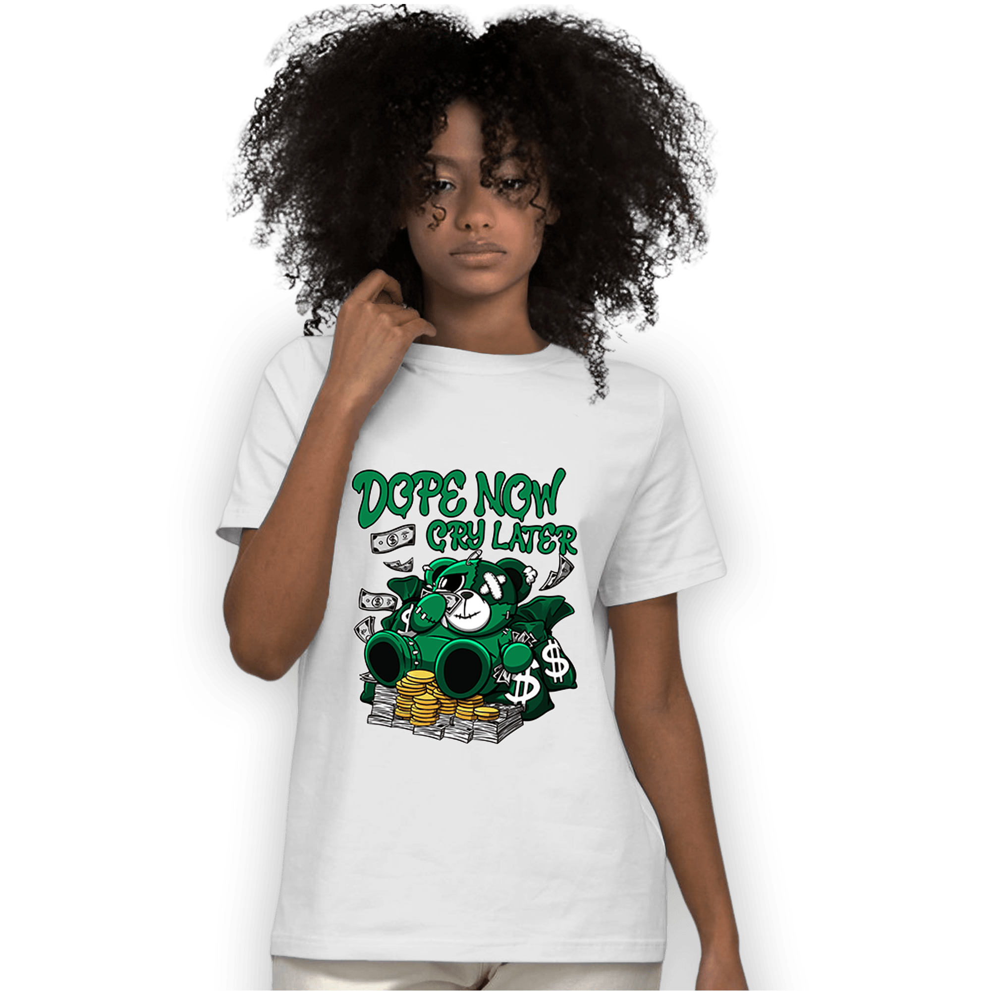 Celtic Lucky Green 1s T Shirt Match Money Cry BER - NastyJamz