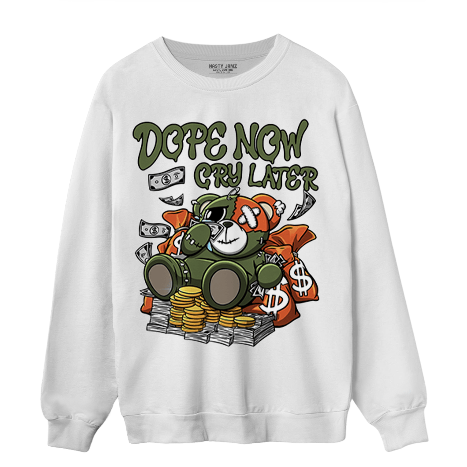 High OG Celadon 1s Sweatshirt Match Money Cry BER - NastyJamz