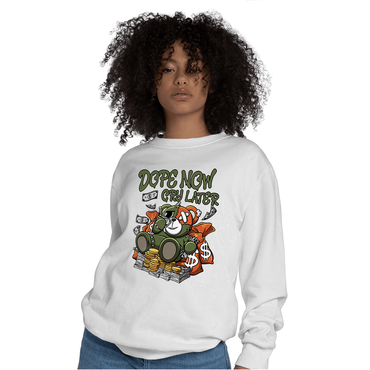High OG Celadon 1s Sweatshirt Match Money Cry BER - NastyJamz