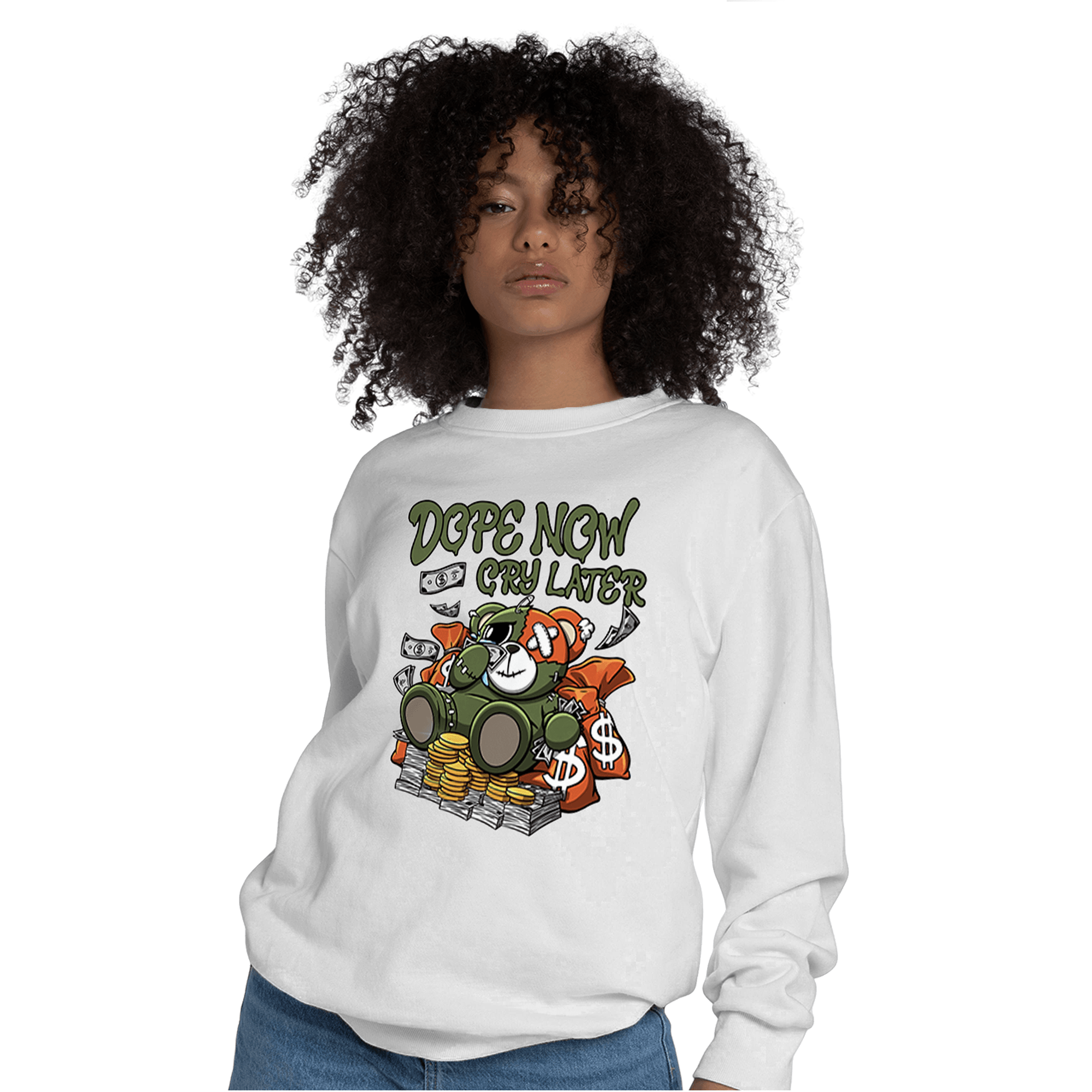 High OG Celadon 1s Sweatshirt Match Money Cry BER - NastyJamz
