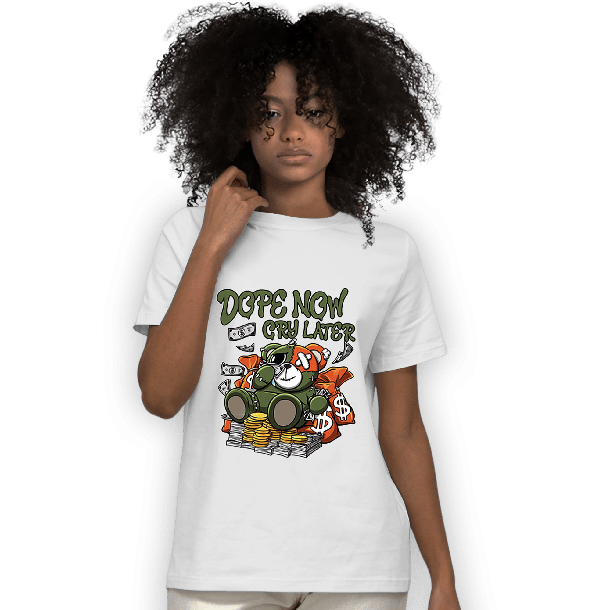 High OG Celadon 1s T Shirt Match Money Cry BER - NastyJamz