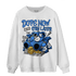 University Blue Toe 1s Sweatshirt Match Money Cry BER - NastyJamz