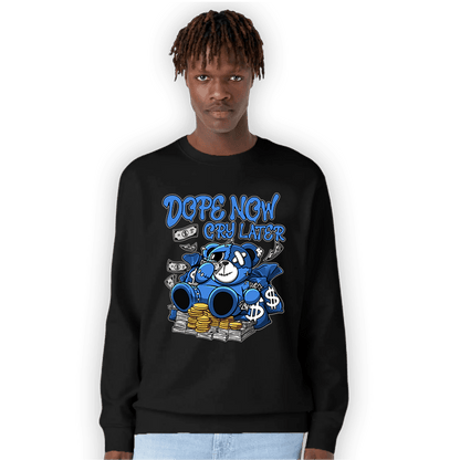 University Blue Toe 1s Sweatshirt Match Money Cry BER - NastyJamz