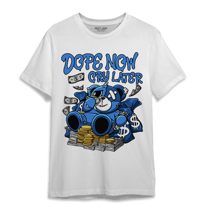 University Blue Toe 1s T Shirt Match Money Cry BER - NastyJamz
