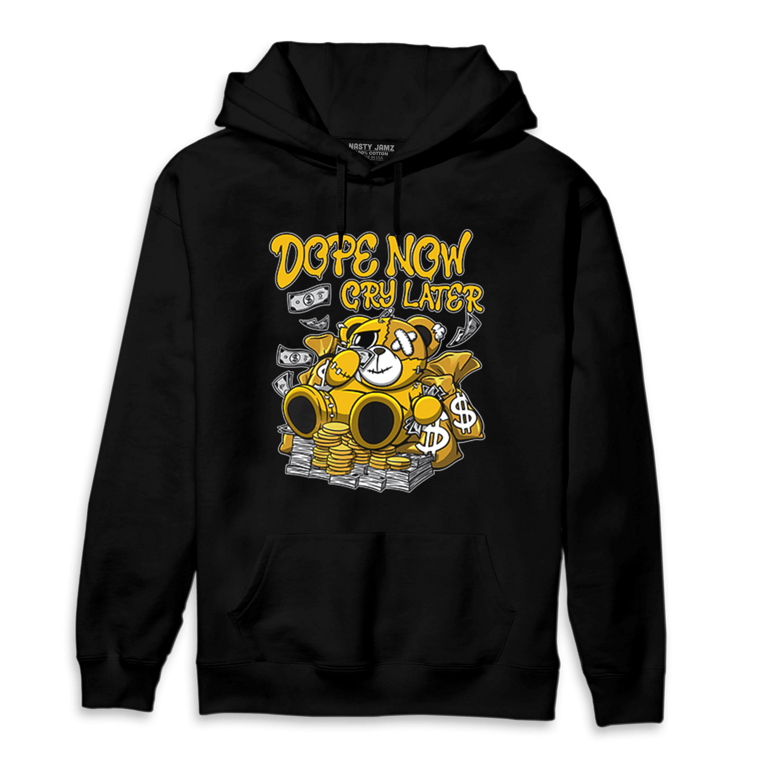 Yellow Ochre 1s Hoodie Match Money Cry BER - NastyJamz