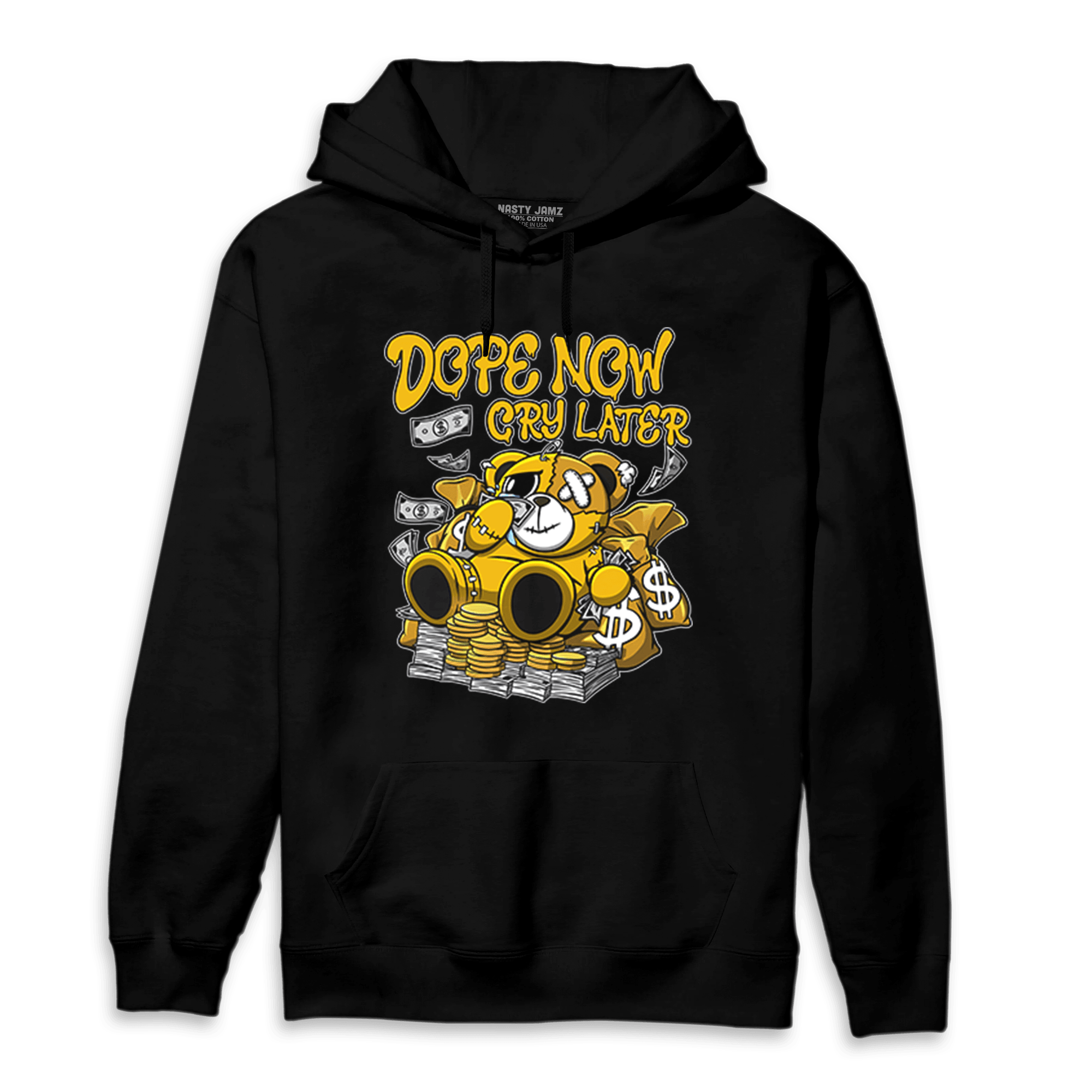 Yellow Ochre 1s Hoodie Match Money Cry BER - NastyJamz