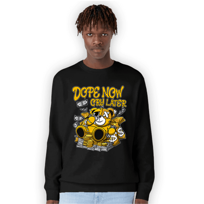 Yellow Ochre 1s Sweatshirt Match Money Cry BER - NastyJamz