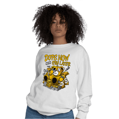 Yellow Ochre 1s Sweatshirt Match Money Cry BER - NastyJamz