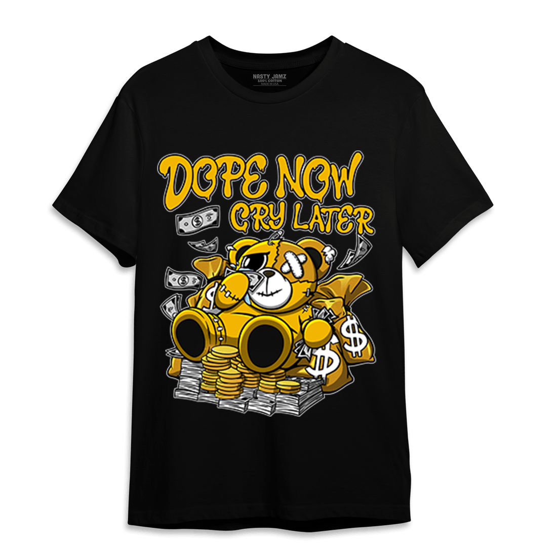 Yellow Ochre 1s T Shirt Match Money Cry BER - NastyJamz