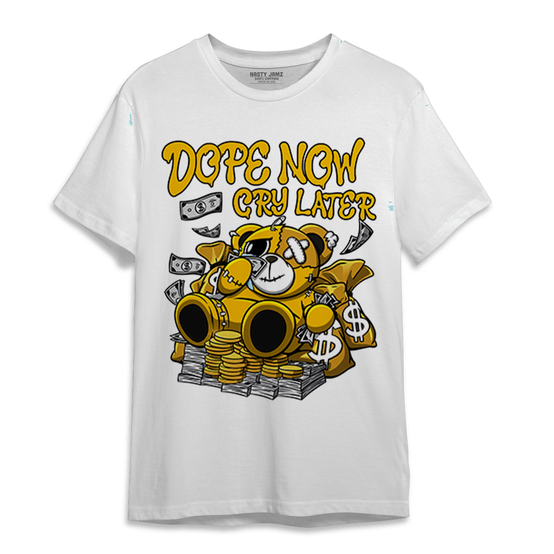 Yellow Ochre 1s T Shirt Match Money Cry BER - NastyJamz