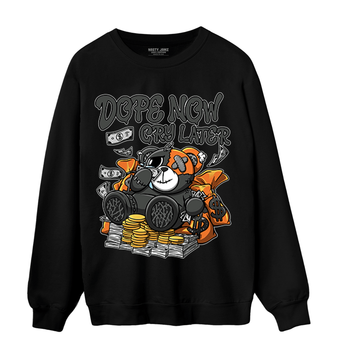 Fear Pack 3s Sweatshirt Match Money Cry BER - NastyJamz