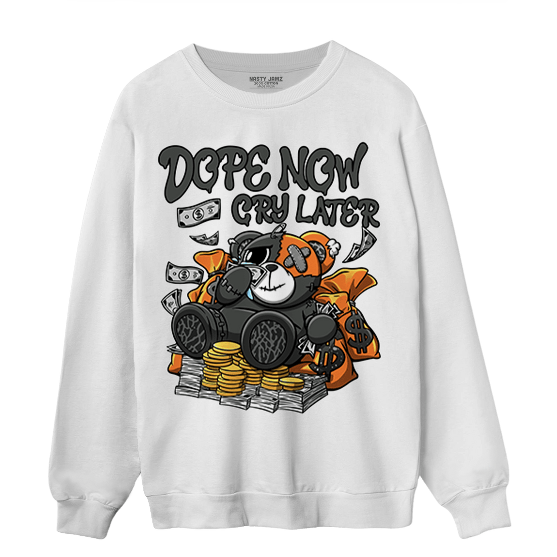 Fear Pack 3s Sweatshirt Match Money Cry BER - NastyJamz