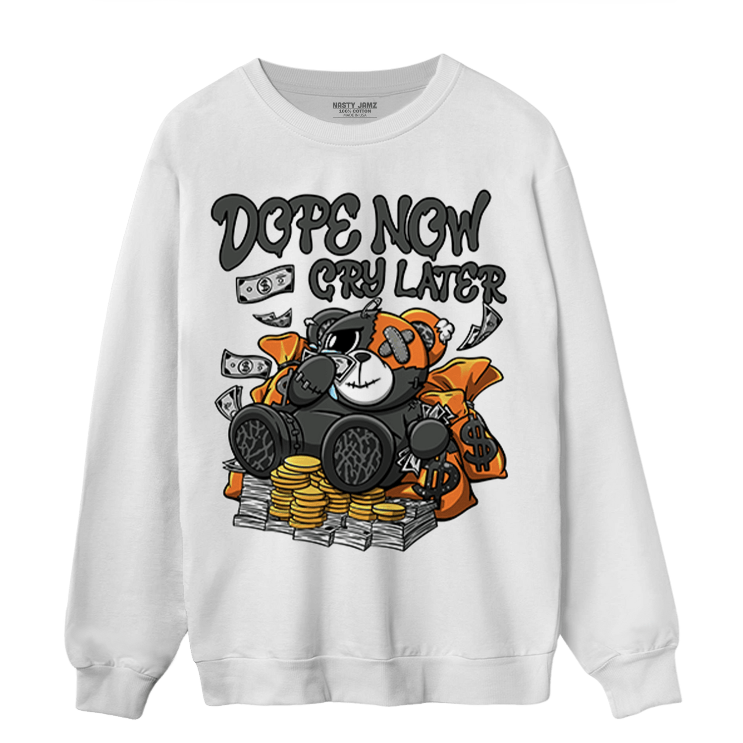 Fear Pack 3s Sweatshirt Match Money Cry BER - NastyJamz