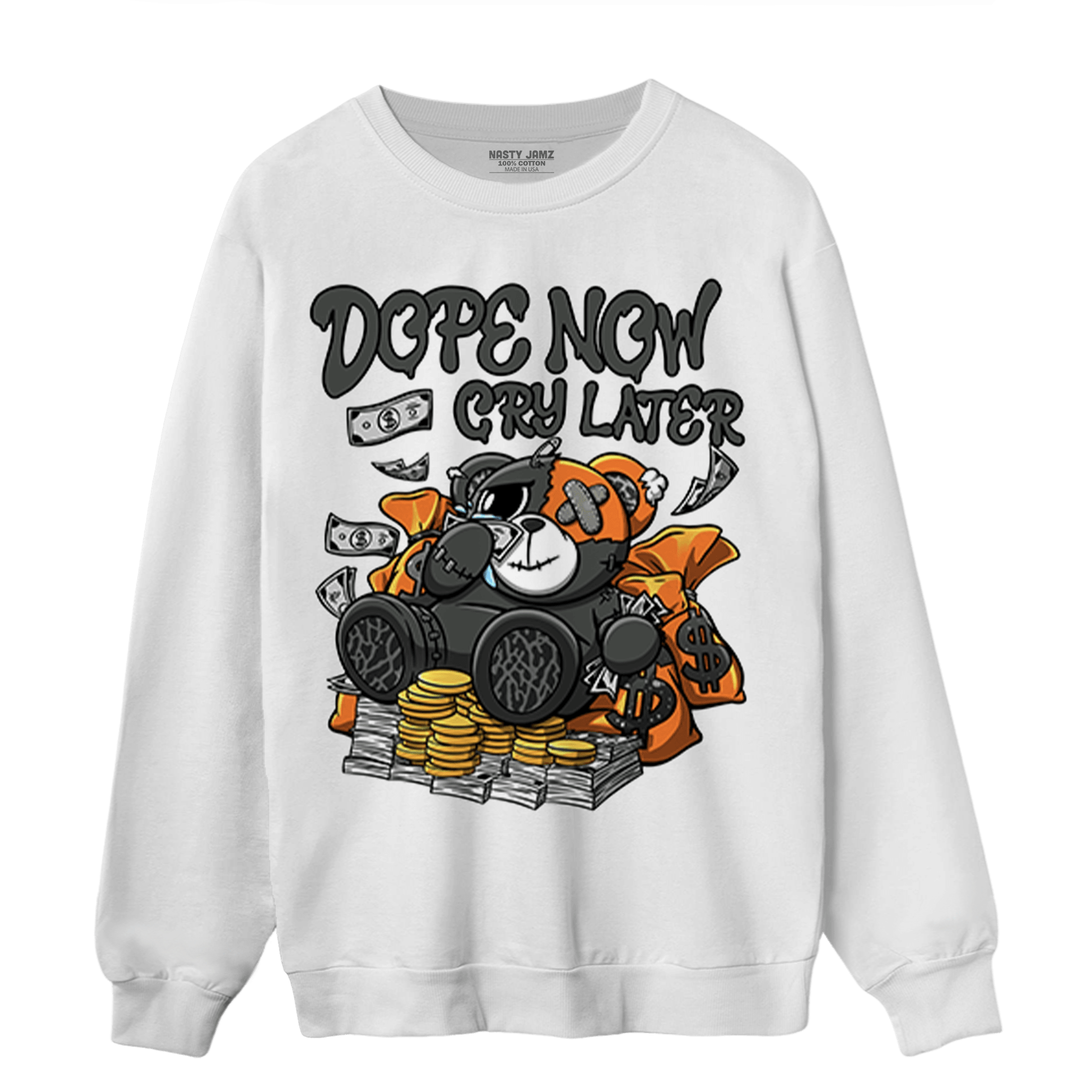 Fear Pack 3s Sweatshirt Match Money Cry BER - NastyJamz