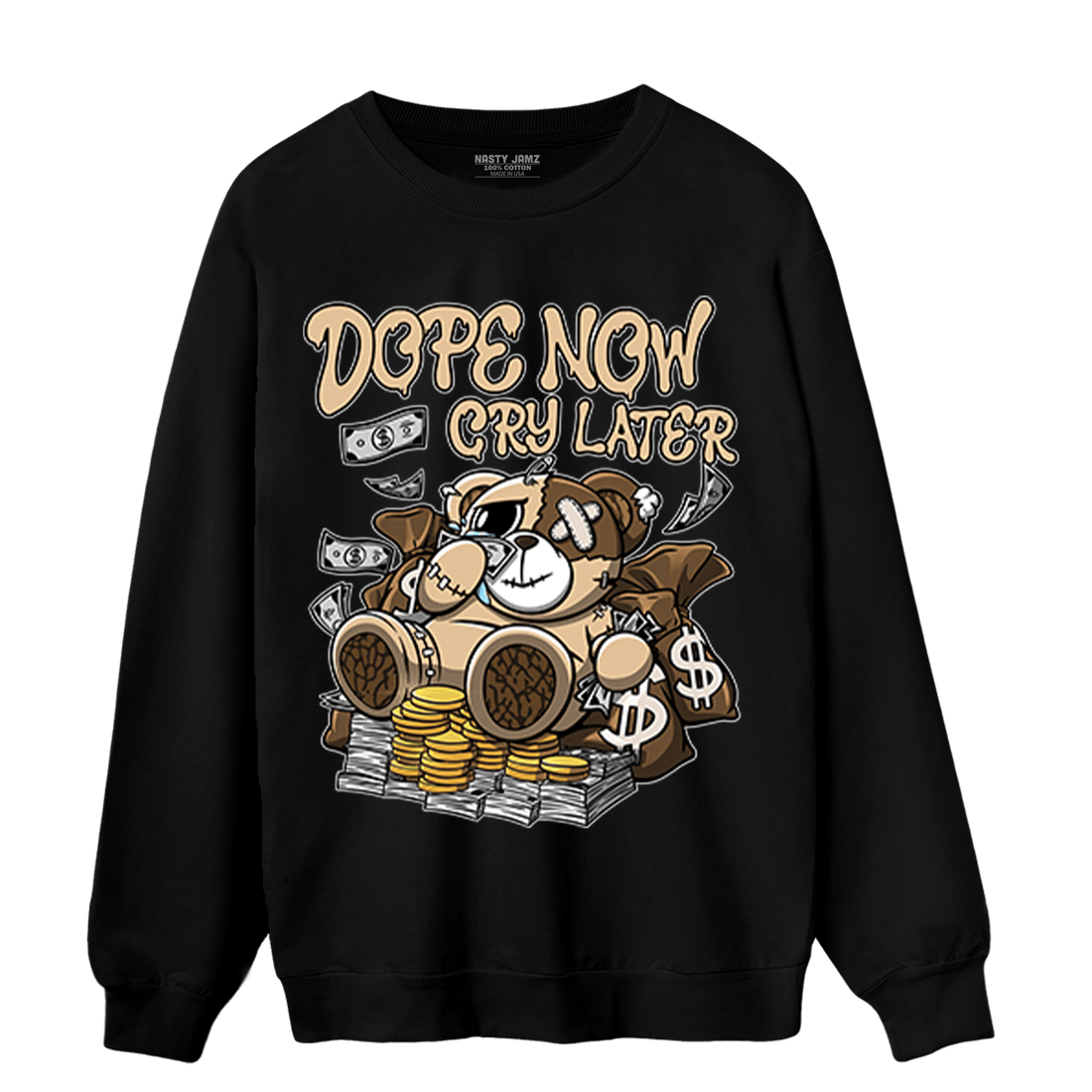 Palomino 3s Sweatshirt Match Money Cry BER - NastyJamz