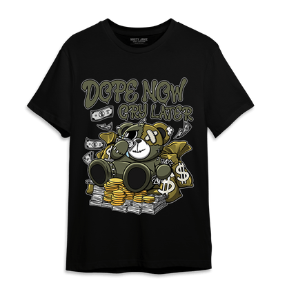 SE Craft Medium Olive 4s T Shirt Match Money Cry BER - NastyJamz