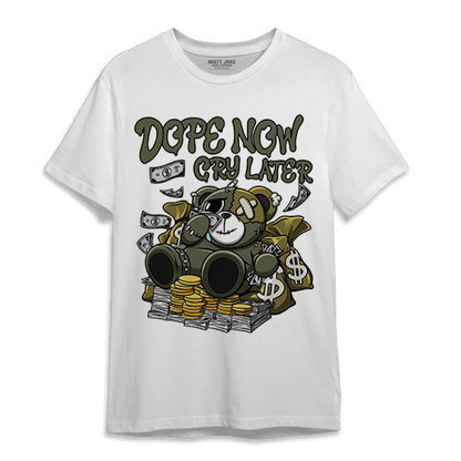 SE Craft Medium Olive 4s T Shirt Match Money Cry BER - NastyJamz