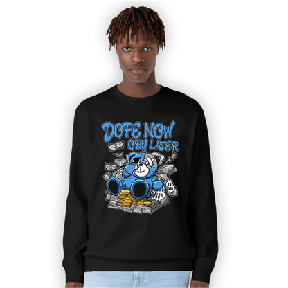 University Blue 5s Sweatshirt Match Money Cry BER - NastyJamz