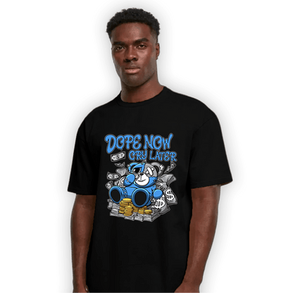 University Blue 5s T Shirt Match Money Cry BER - NastyJamz