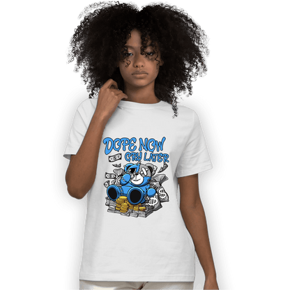 University Blue 5s T Shirt Match Money Cry BER - NastyJamz