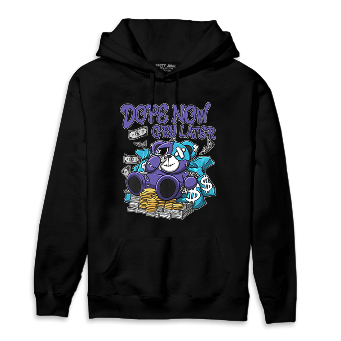 Aqua 6s Hoodie Match Money Cry BER - NastyJamz