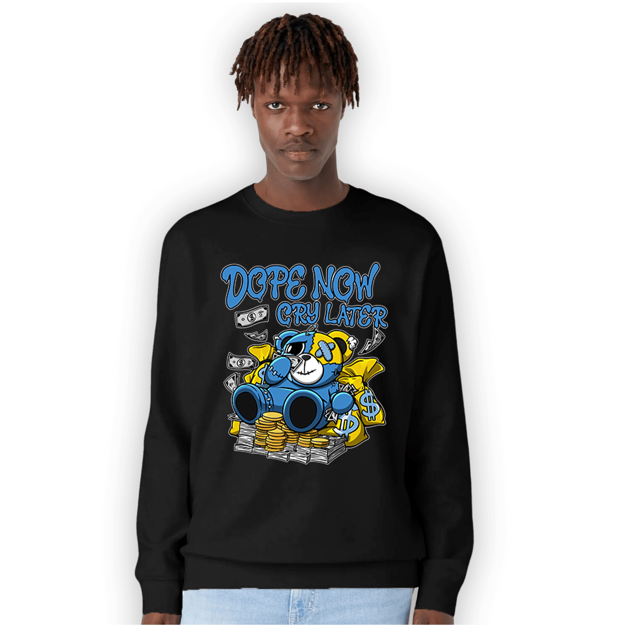 SB Dunk Bubbles Sweatshirt Match Money Cry BER - NastyJamz