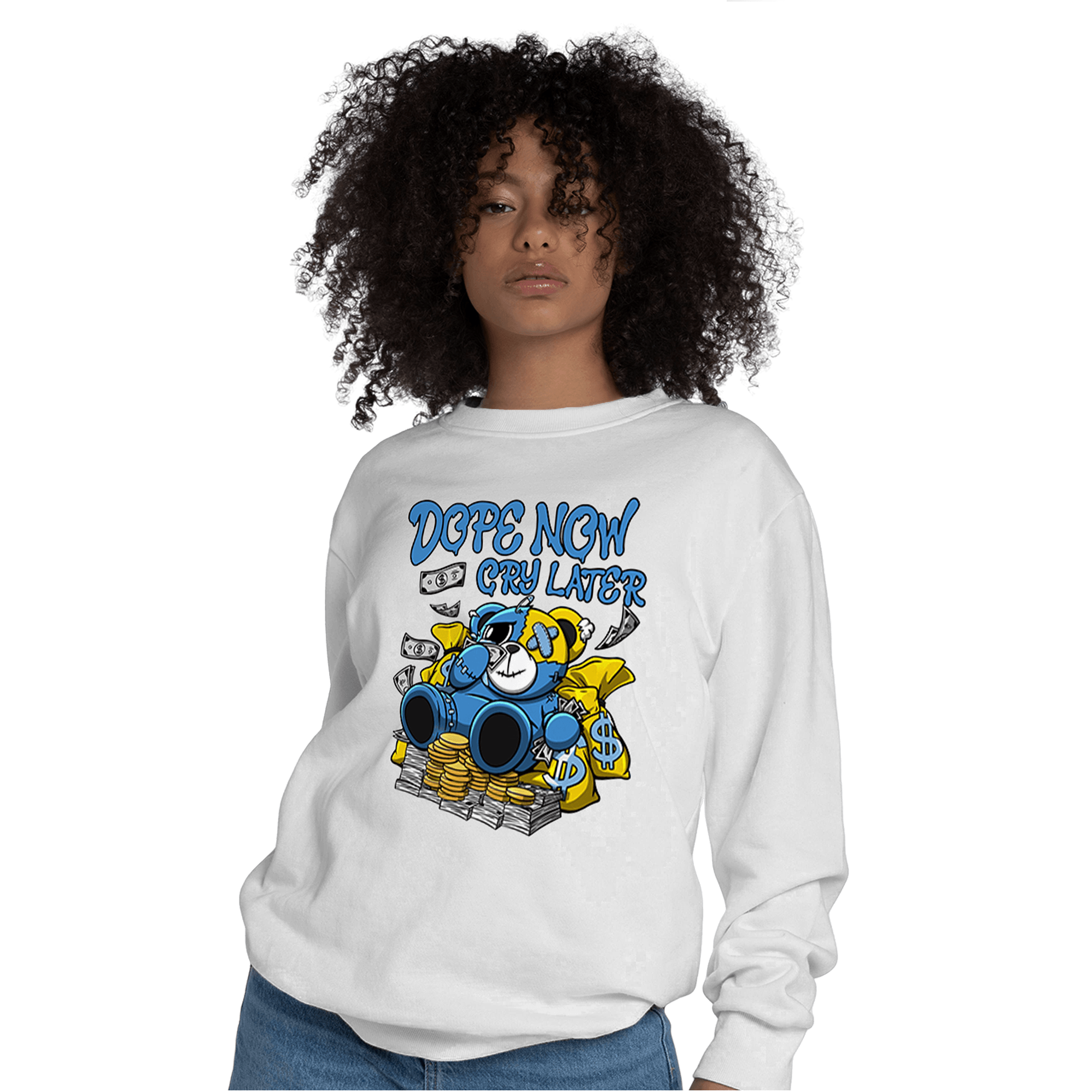SB Dunk Bubbles Sweatshirt Match Money Cry BER - NastyJamz