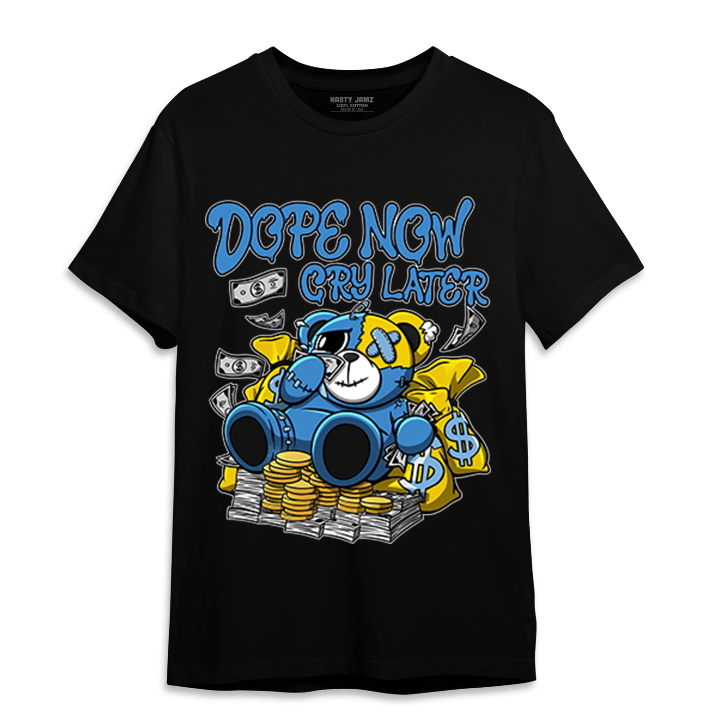 SB Dunk Bubbles T Shirt Match Money Cry BER - NastyJamz