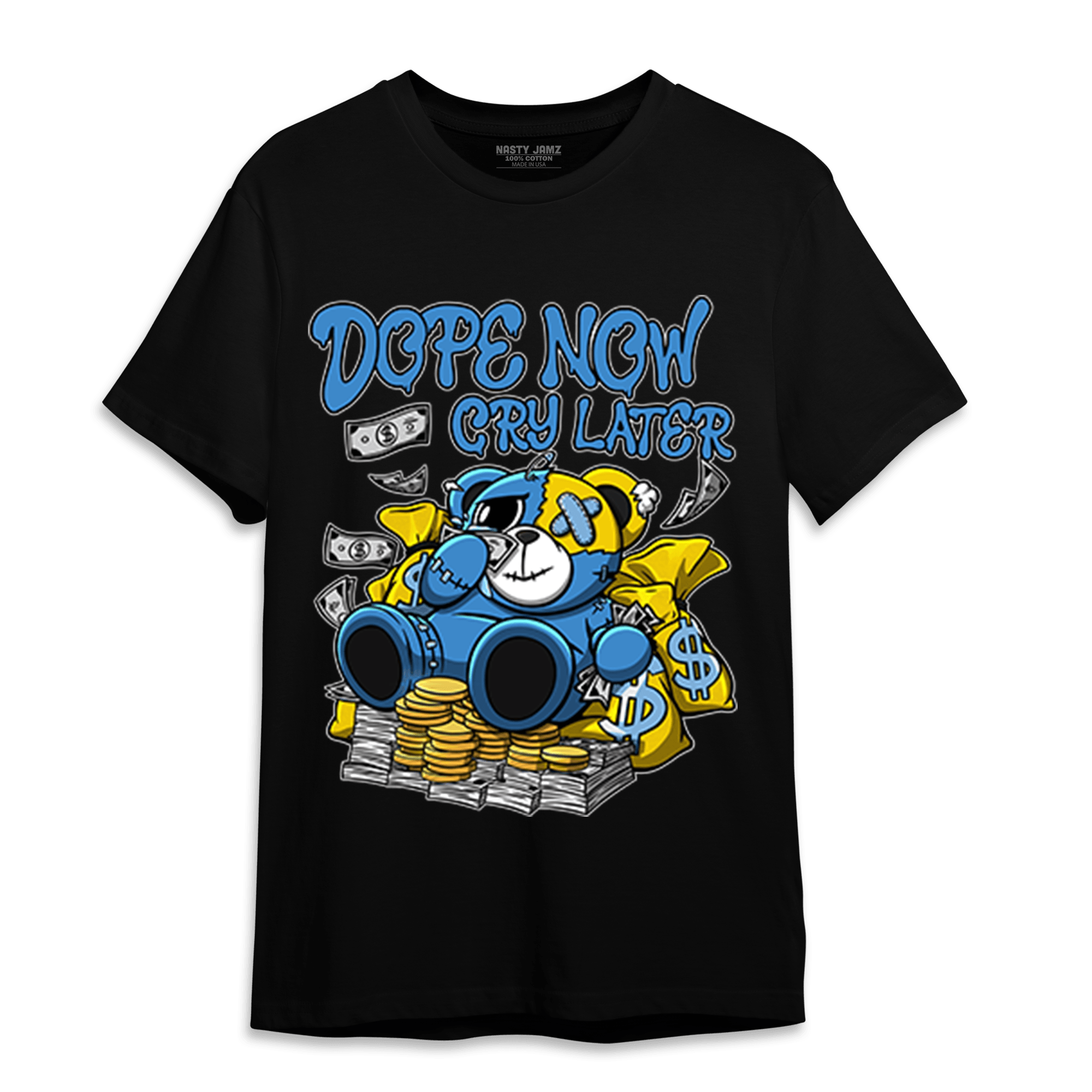 SB Dunk Bubbles T Shirt Match Money Cry BER - NastyJamz