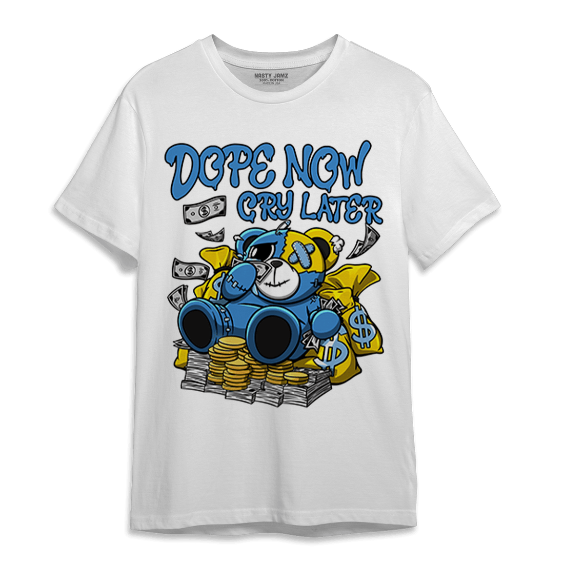 SB Dunk Bubbles T Shirt Match Money Cry BER - NastyJamz