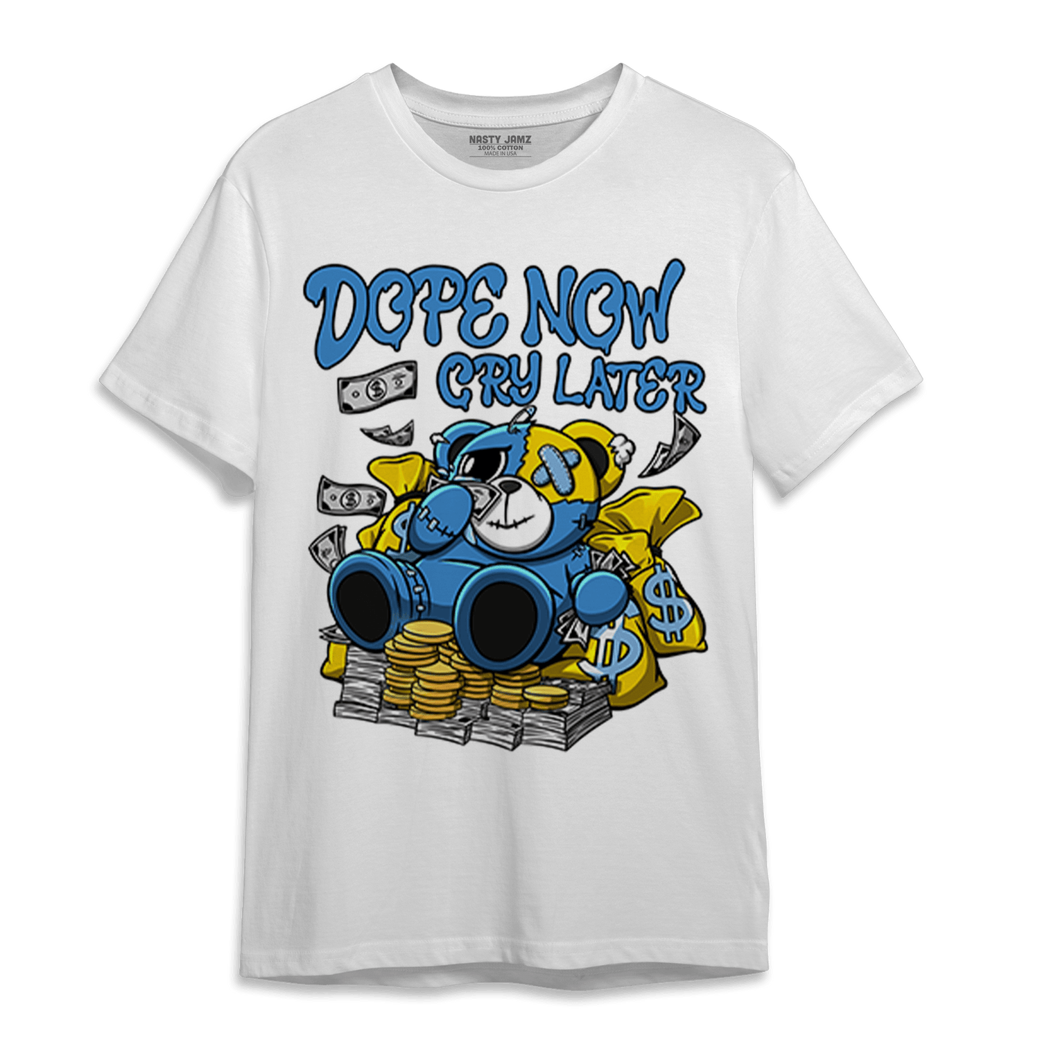 SB Dunk Bubbles T Shirt Match Money Cry BER - NastyJamz