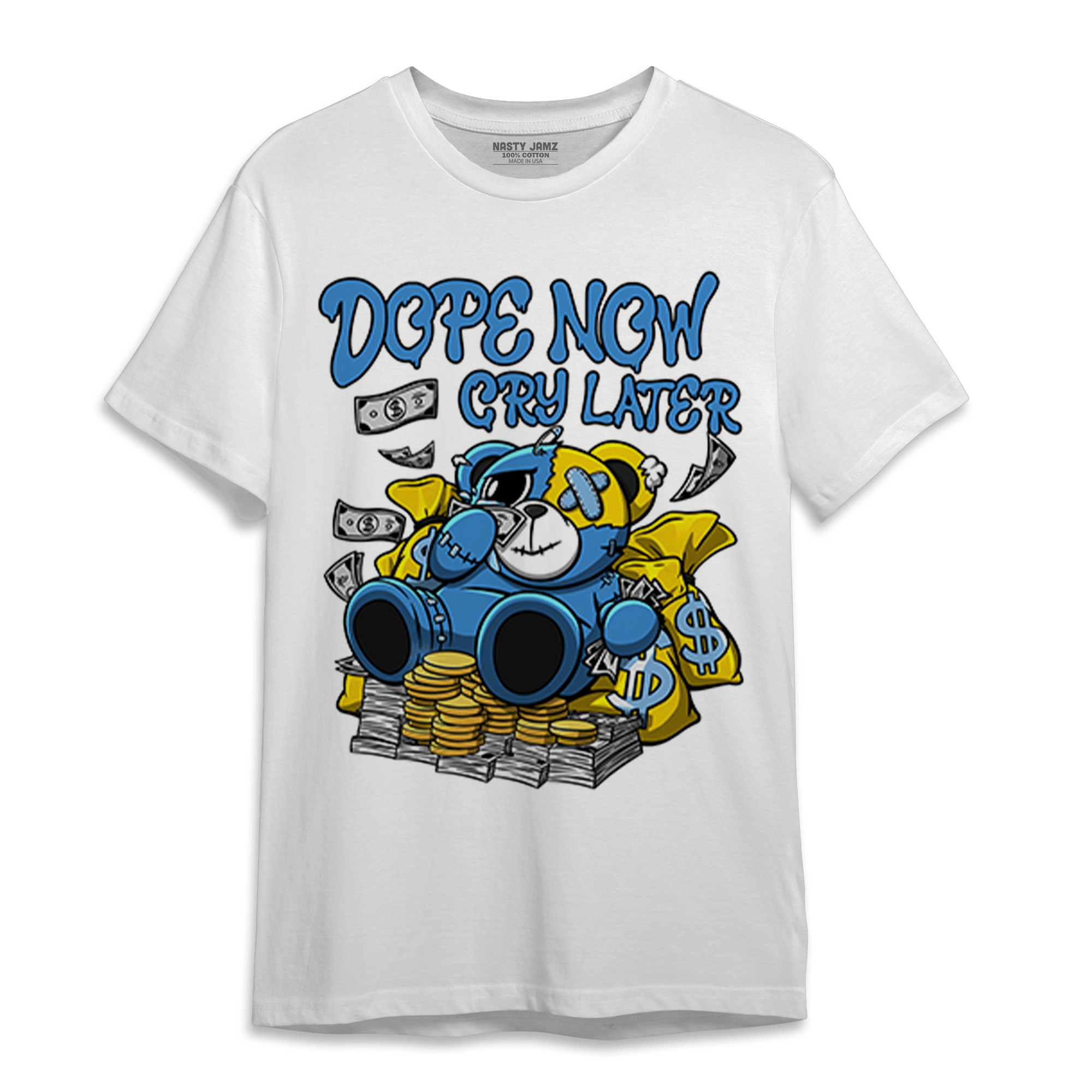 SB Dunk Bubbles T Shirt Match Money Cry BER - NastyJamz