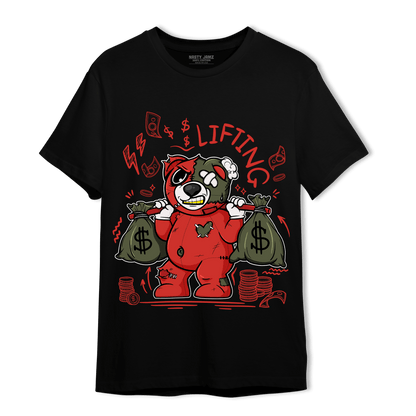 Dunk Low Mystic Red T Shirt Match Money Lifting BER - NastyJamz