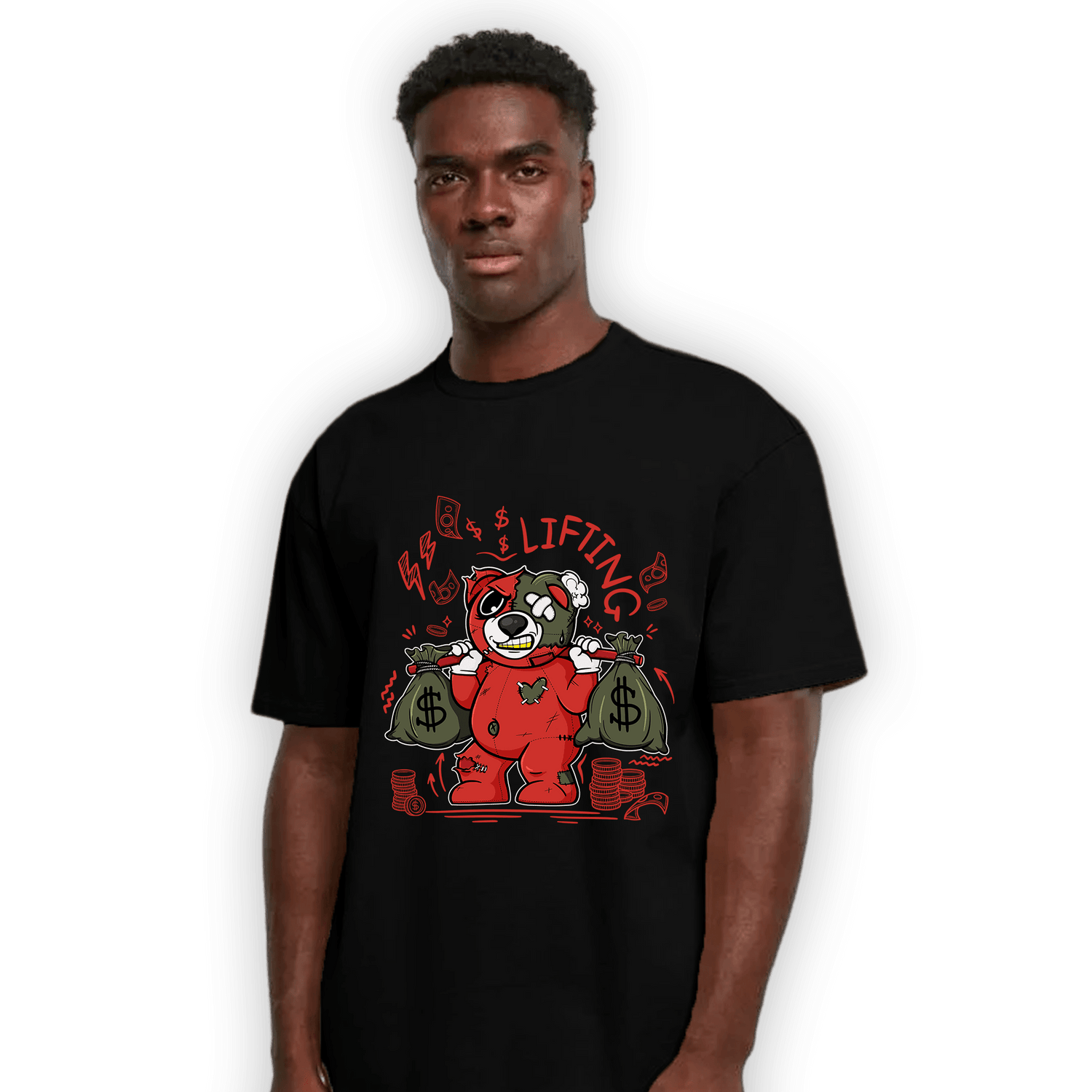 Dunk Low Mystic Red T Shirt Match Money Lifting BER - NastyJamz