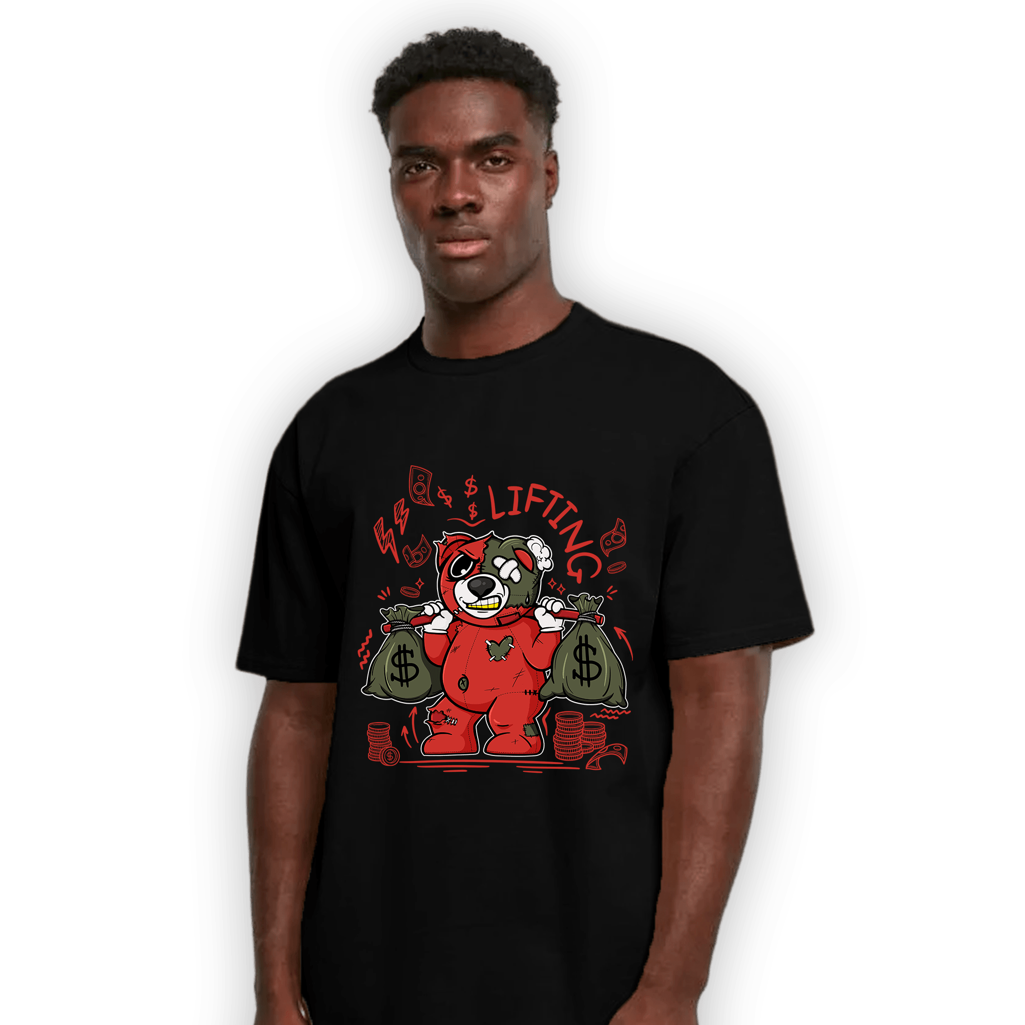 Dunk Low Mystic Red T Shirt Match Money Lifting BER - NastyJamz