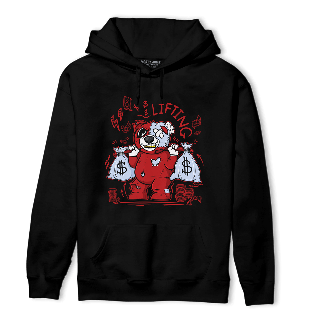 Cherry 11s Hoodie Match Money Lifting BER - NastyJamz