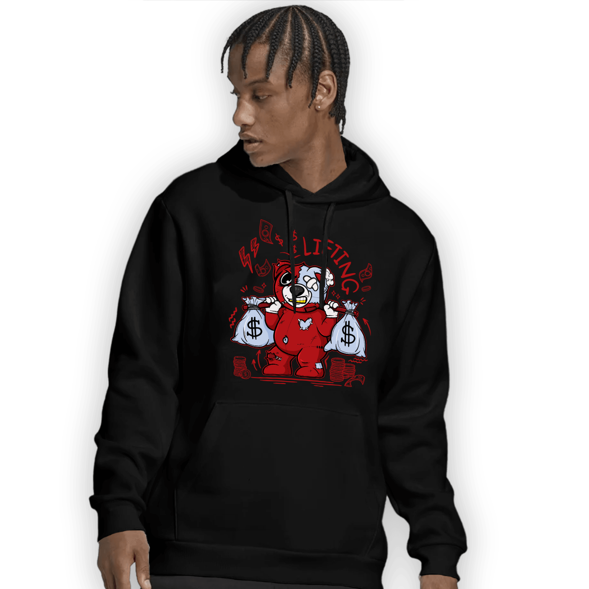Cherry 11s Hoodie Match Money Lifting BER - NastyJamz