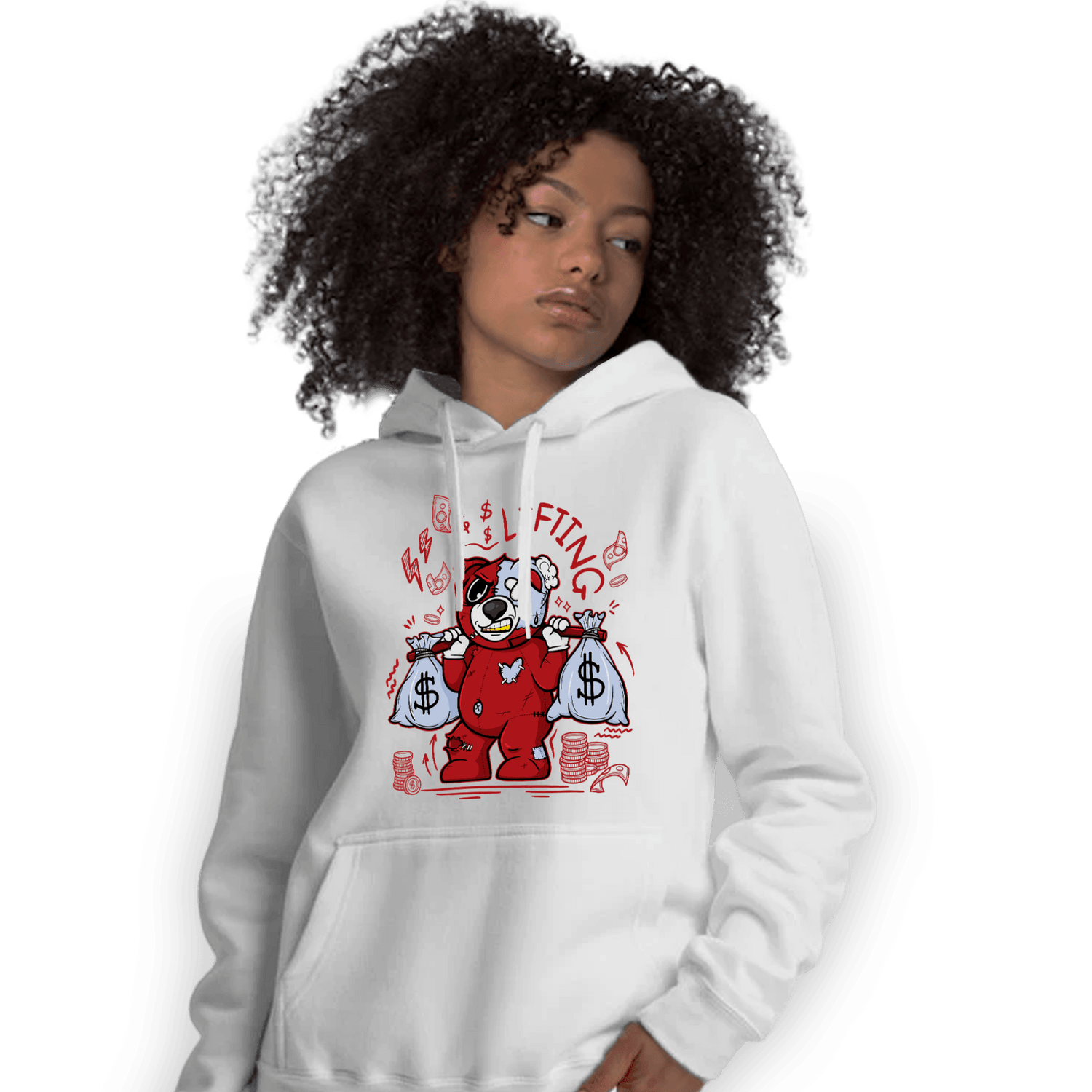 Cherry 11s Hoodie Match Money Lifting BER - NastyJamz