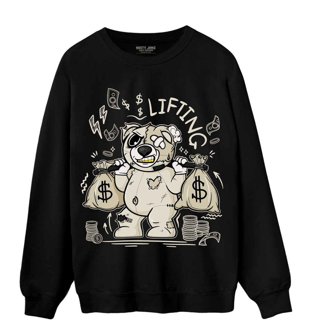 Gratitude 11s Sweatshirt Match Money Lifting BER - NastyJamz