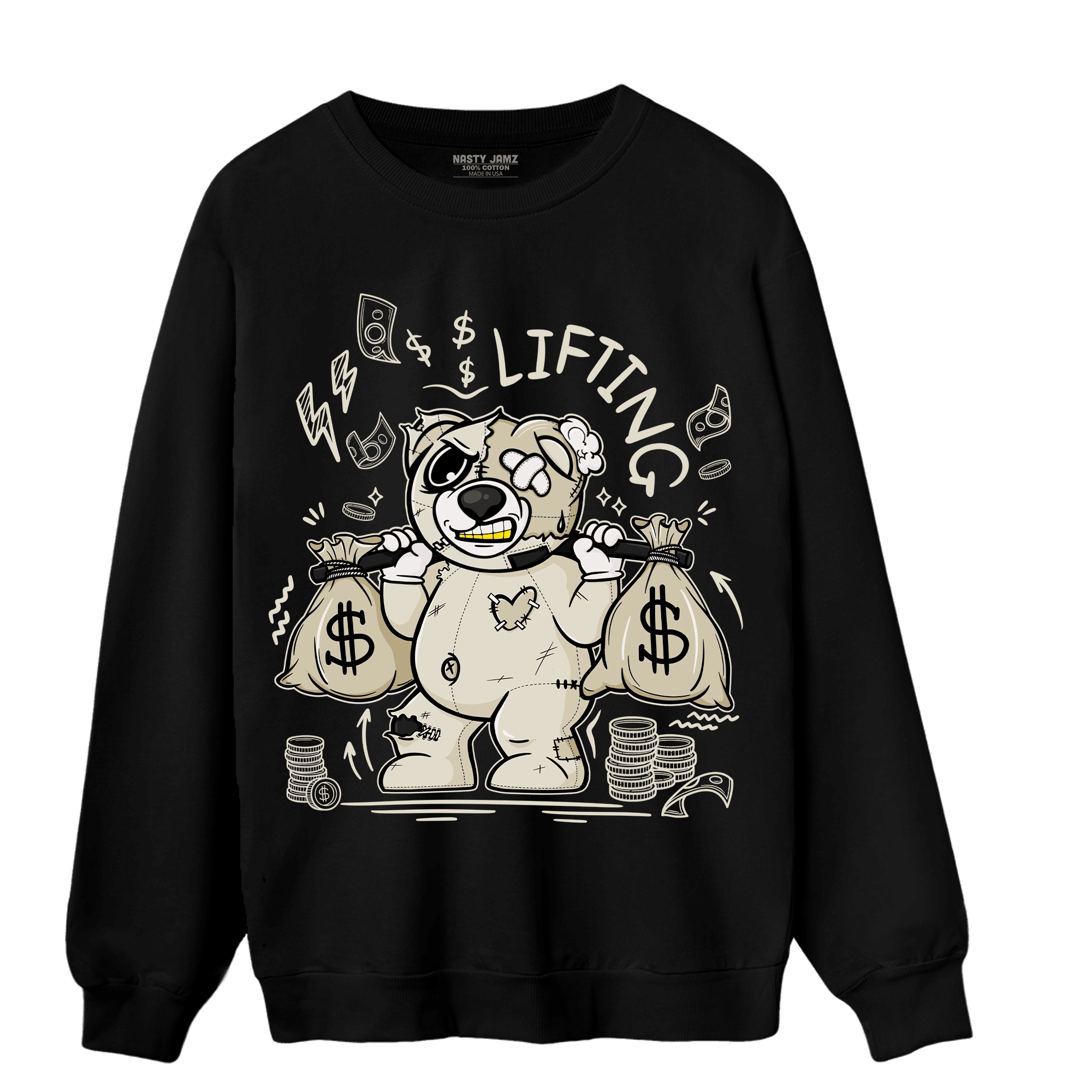 Gratitude 11s Sweatshirt Match Money Lifting BER - NastyJamz